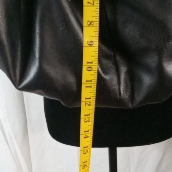 Black rivet hobo style bag - Picture 6 of 9
